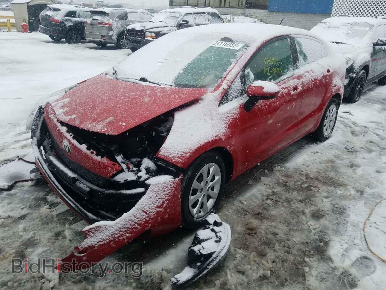 2013 KIA RIO - VIN: KNADM4A33D6180855 - Фото 2
