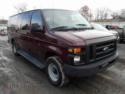 2010 Ford ECONOLINE, burgundy — VIN 1FBSS3BL5ADA95469, Copart