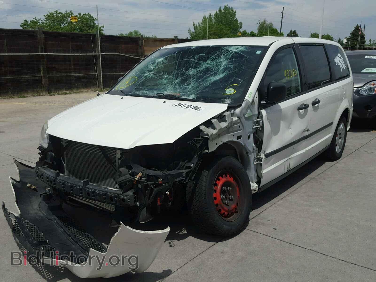 2013 DODGE CARAVAN - VIN: 2C4RDGBG1DR567621 - Фото 2