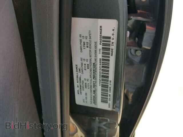 2001 MAZDA 626 - VIN: 1YVGF22C815214488 - Фото 10