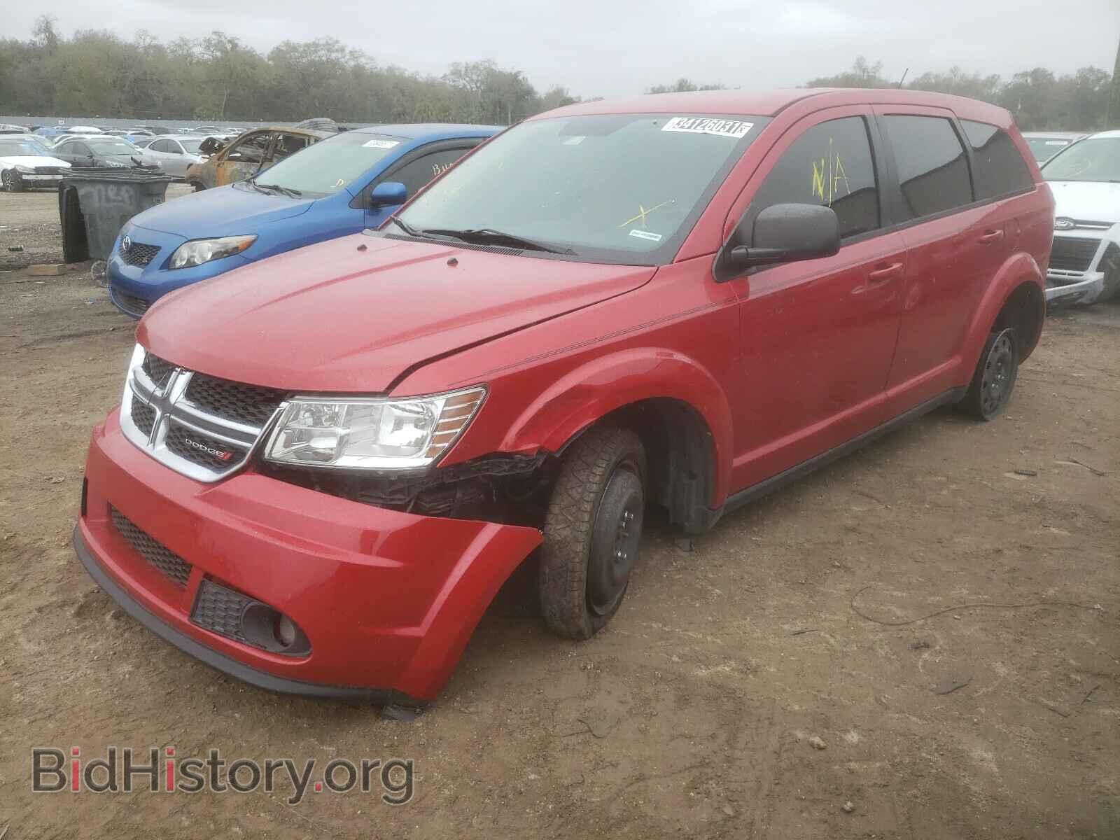 2014 DODGE JOURNEY - VIN: 3C4PDCAB0ET151211 - Фото 2