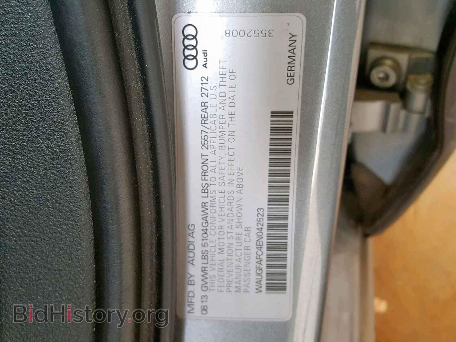 2014 AUDI A6 - VIN: WAUGFAFC4EN042523 - Photo 10