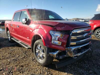 2017 Ford F-150 F150 Super, red — VIN 1FTEW1EG7HKC14872, Copart
