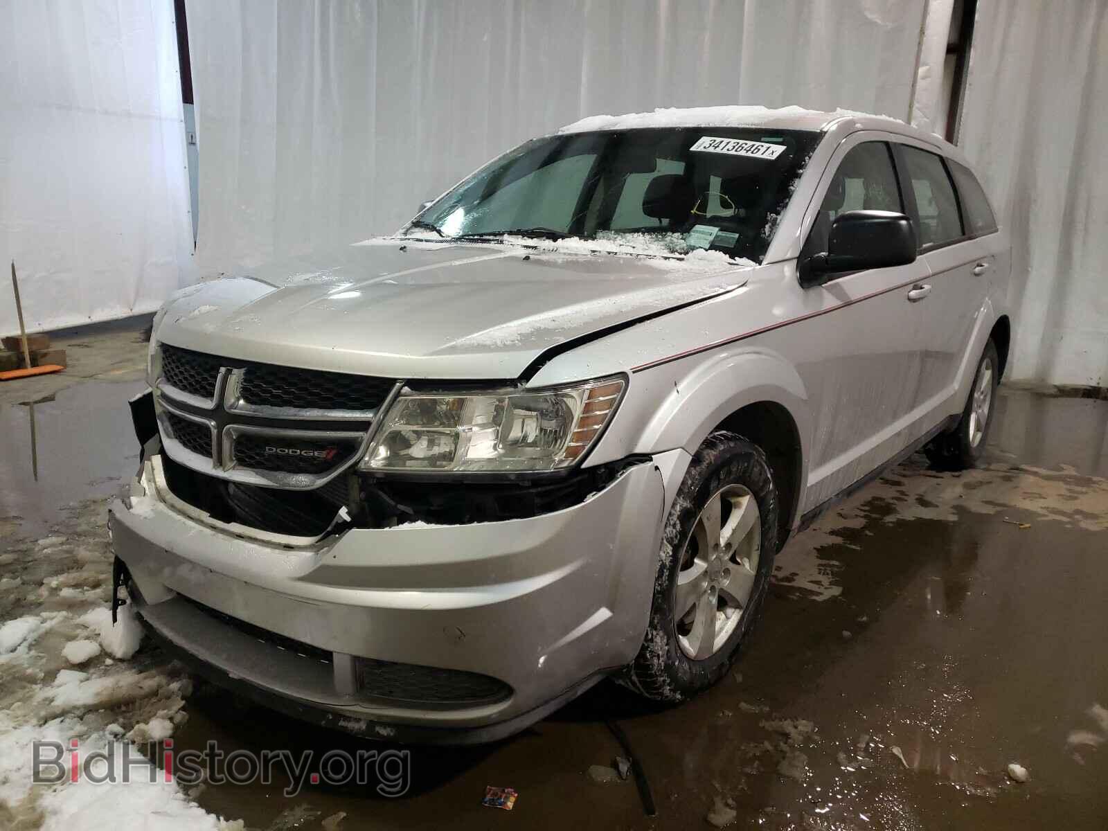 2013 DODGE JOURNEY - VIN: 3C4PDCAB4DT509442 - Фото 2