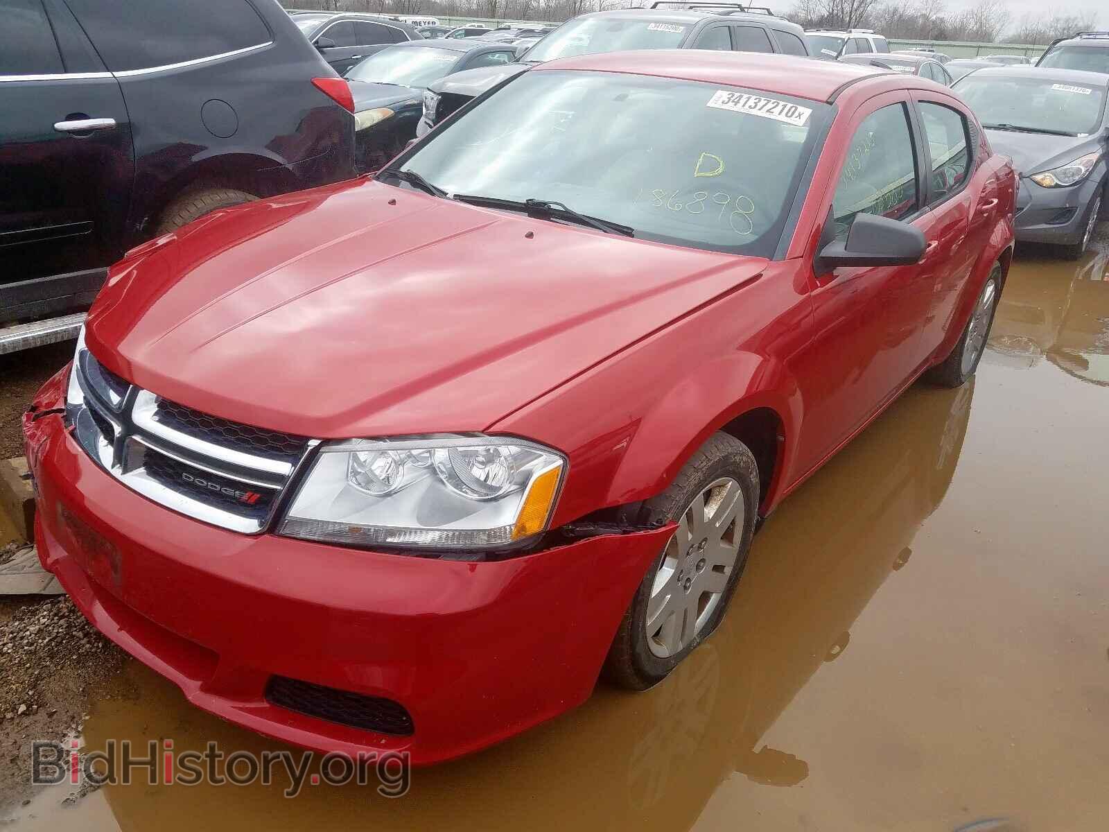 2012 DODGE AVENGER - VIN: 1C3CDZAB2CN186898 - Photo 2