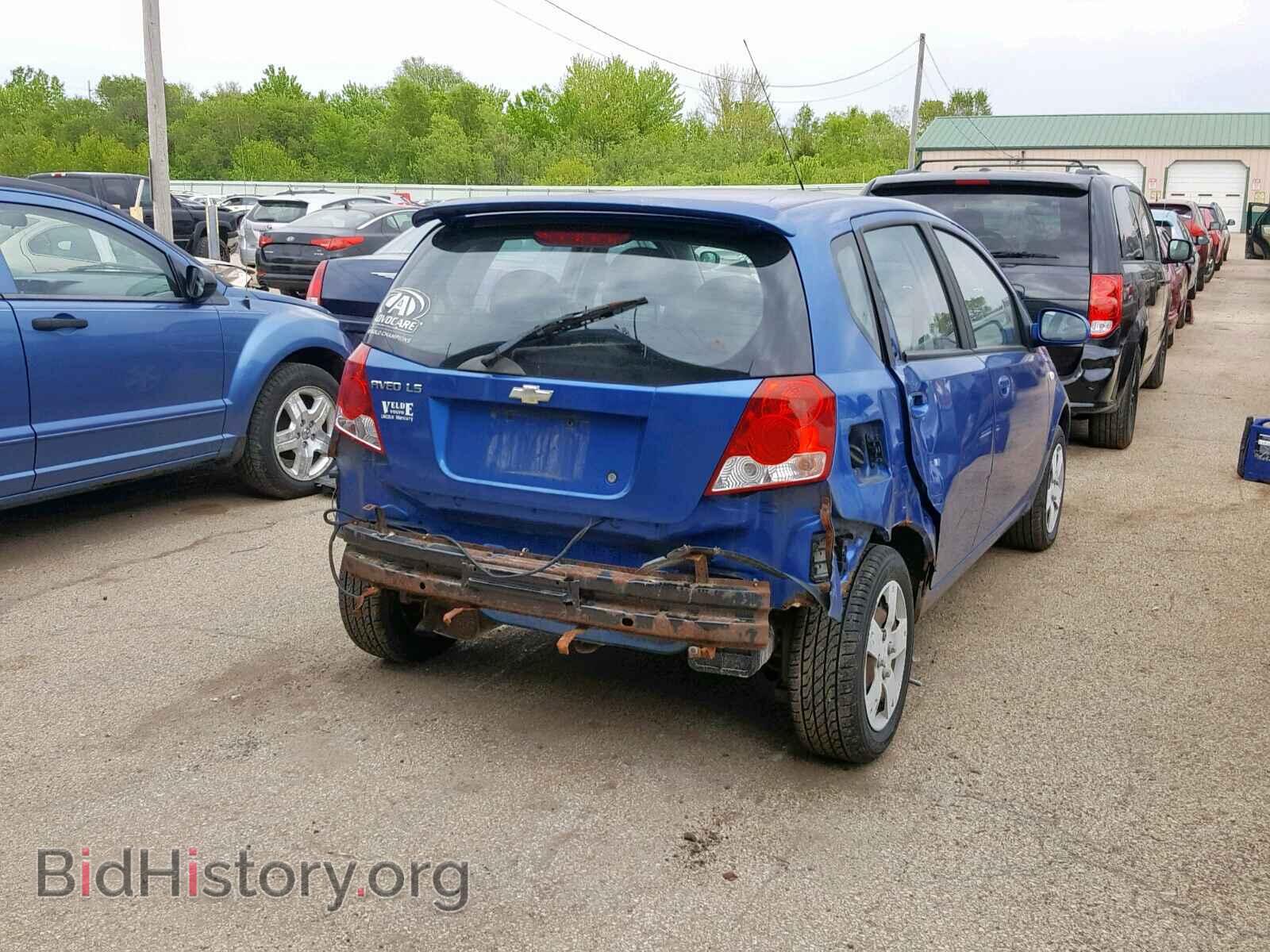 2006 CHEVROLET AVEO - VIN: KL1TD66696B571748 - Фото 4