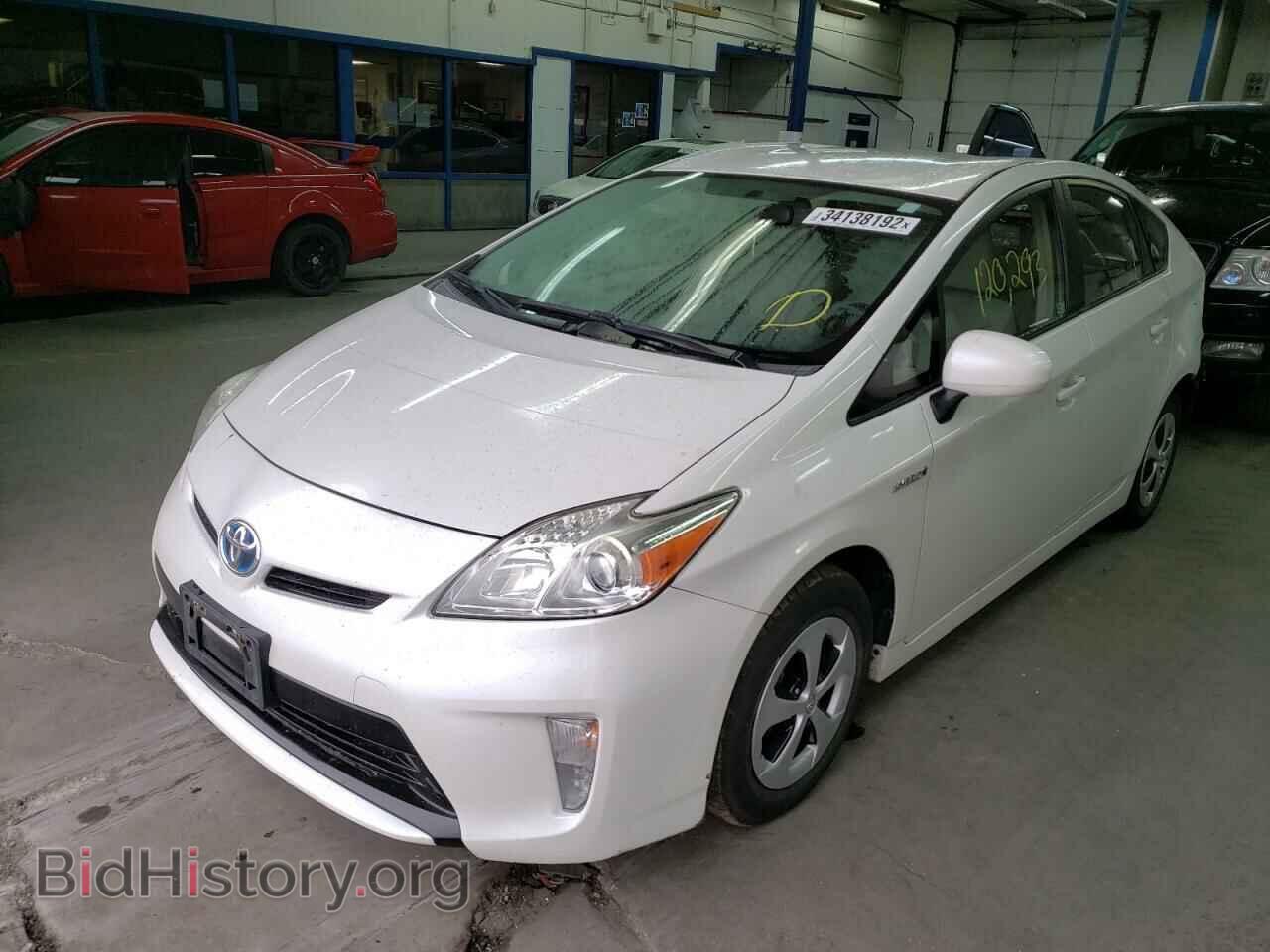 2014 TOYOTA PRIUS - VIN: JTDKN3DU1E1769813 - Фото 2