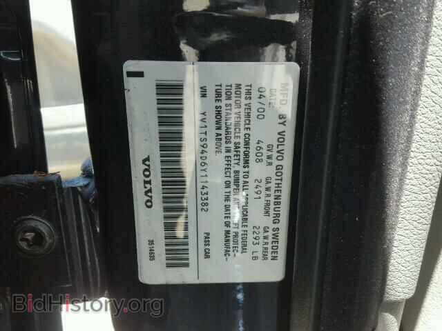 2000 VOLVO S80 - VIN: YV1TS94D6Y1143382 - Фото 10