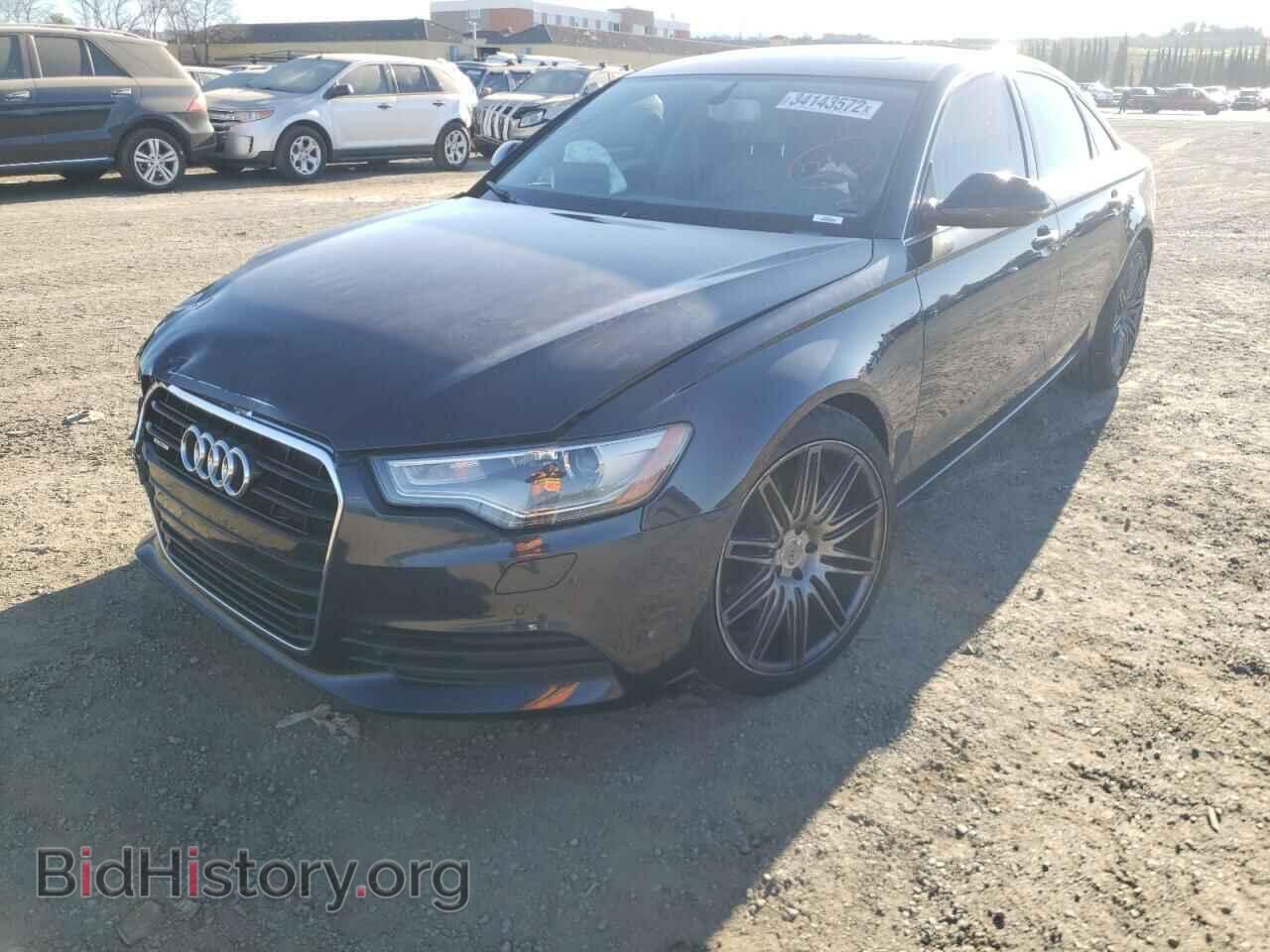 2013 AUDI A6 - VIN: WAUGFAFCXDN084838 - Фото 2