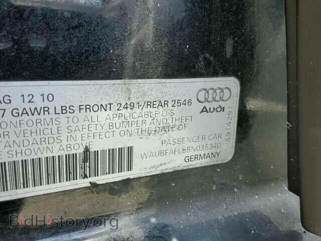 2011 AUDI A4 - VIN: WAUBFAFL8BN035340 - Photo 10