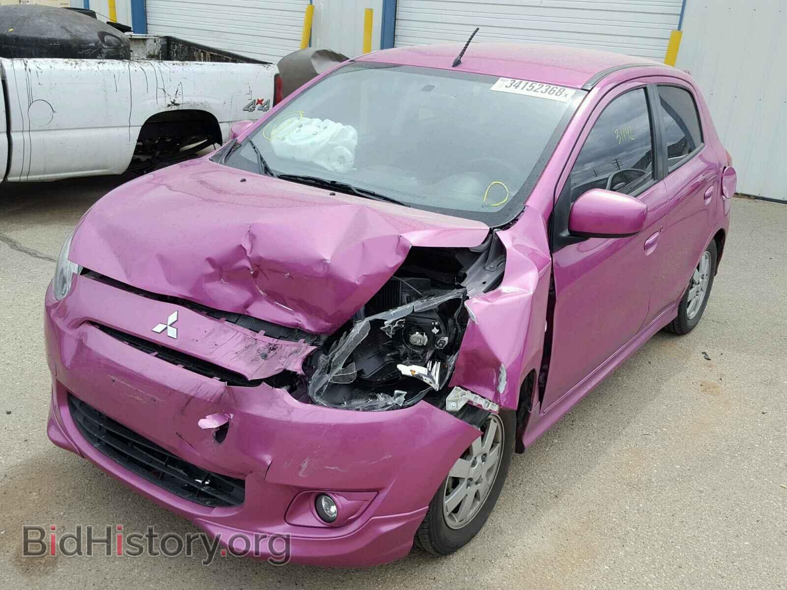 2014 MITSUBISHI MIRAGE - VIN: ML32A4HJ0EH016897 - Фото 2