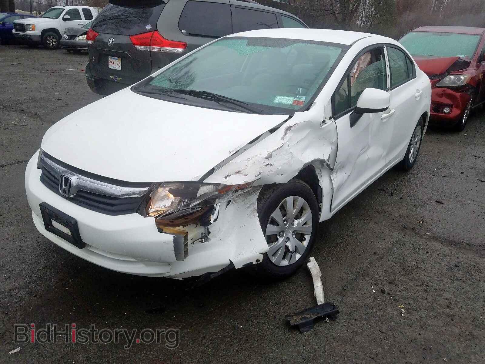 2012 HONDA CIVIC - VIN: 2HGFB2F55CH315820 - Фото 2