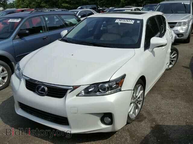 2012 LEXUS CT 200 - VIN: JTHKD5BH8C2076277 - Фото 2