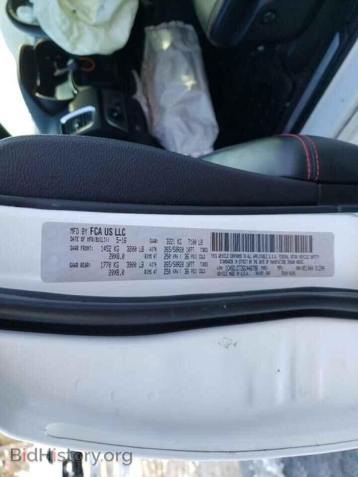 2016 DODGE DURANGO - VIN: 1C4SDJCT2GC446796 - Фото 10