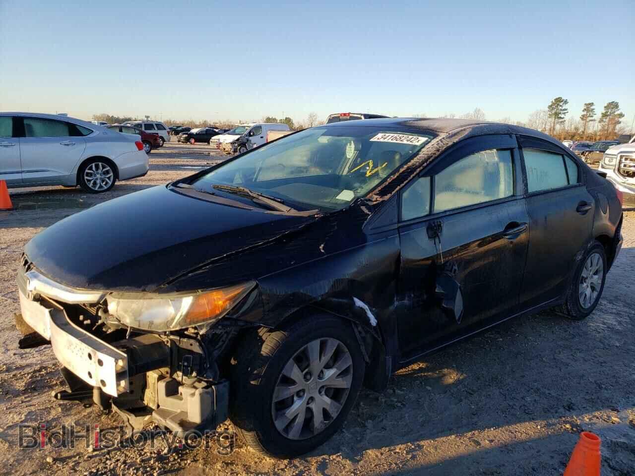 2012 HONDA CIVIC - VIN: 2HGFB2F55CH333086 - Фото 2