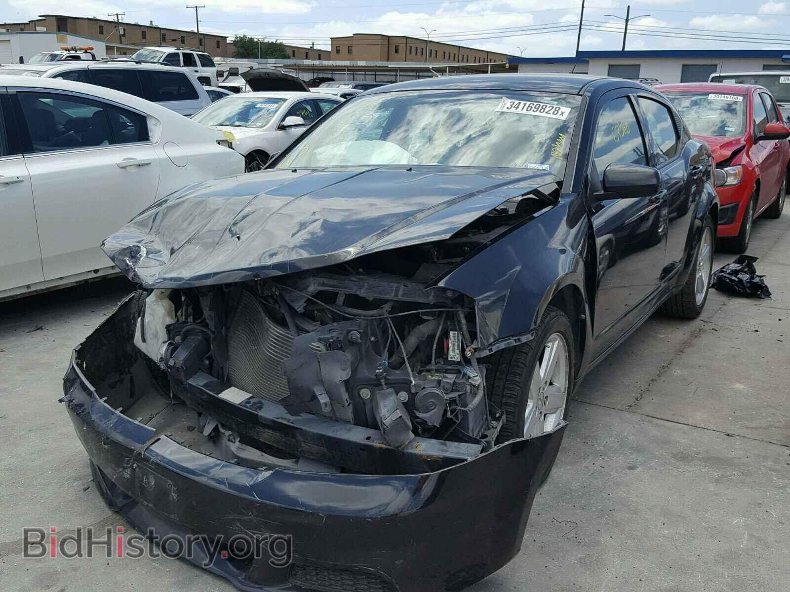 2011 DODGE AVENGER - VIN: 1B3BD1FB0BN599694 - Фото 2