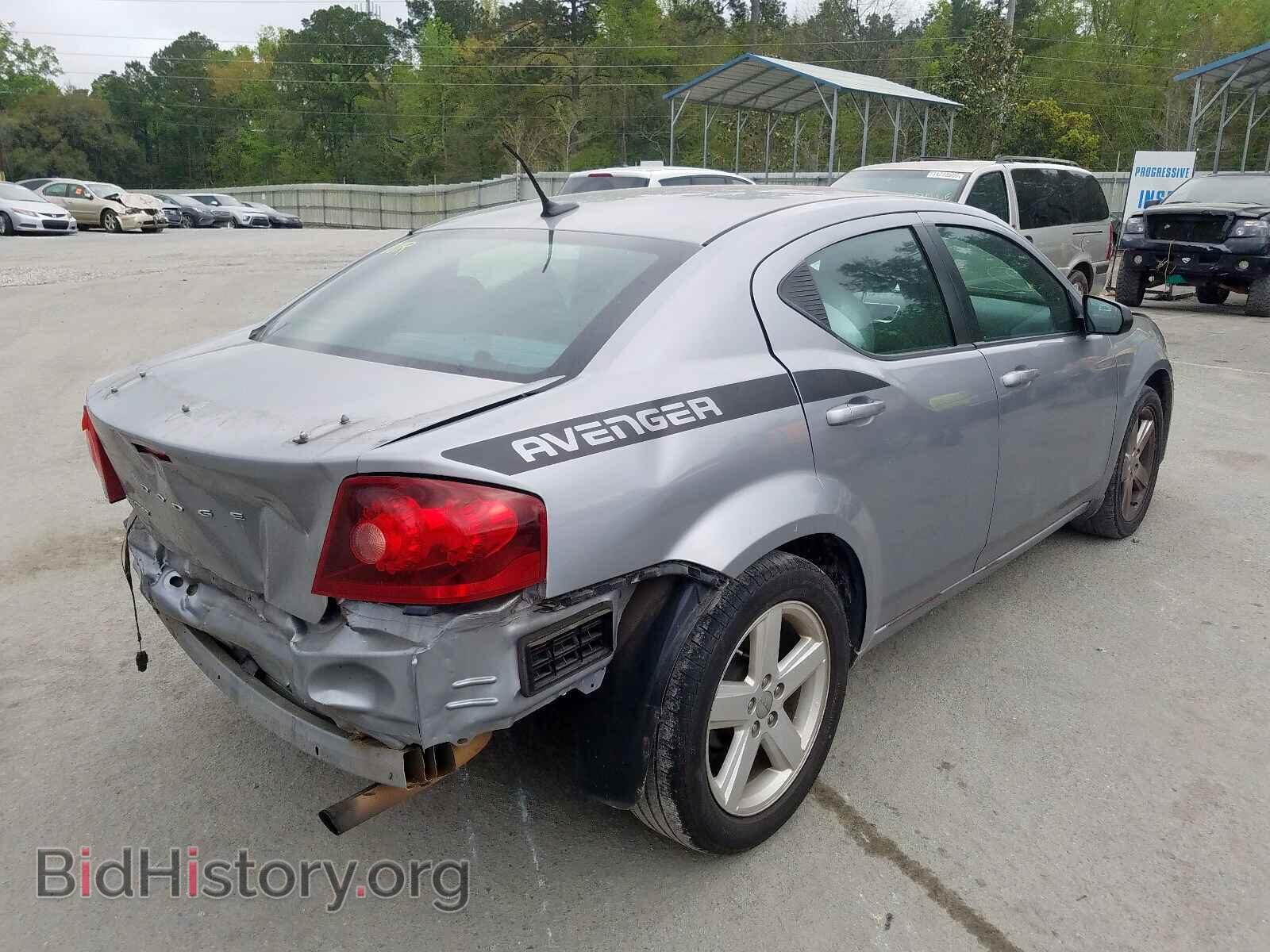 2013 DODGE AVENGER - VIN: 1C3CDZAB3DN536573 - Фото 4