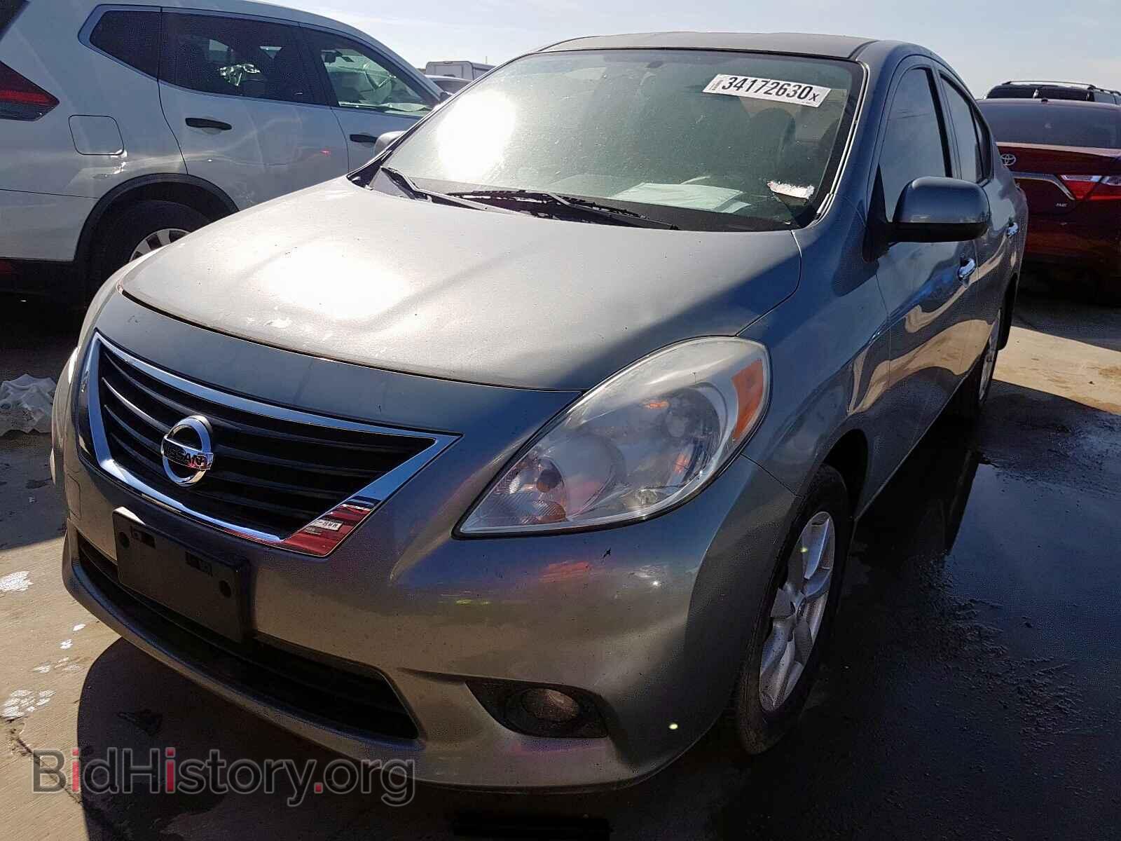 2012 NISSAN VERSA - VIN: 3N1CN7AP5CL909297 - Фото 2