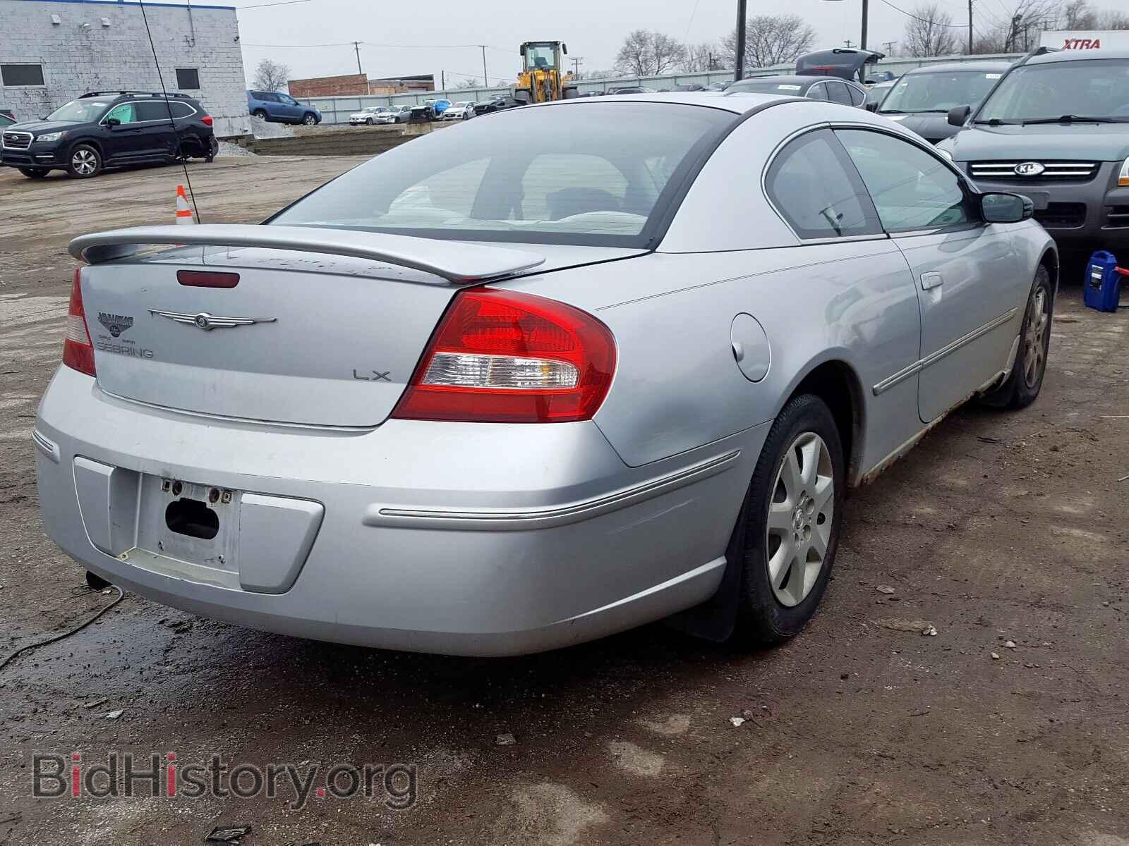 2003 CHRYSLER SEBRING - VIN: 4C3AG42G63E166440 - Фото 4