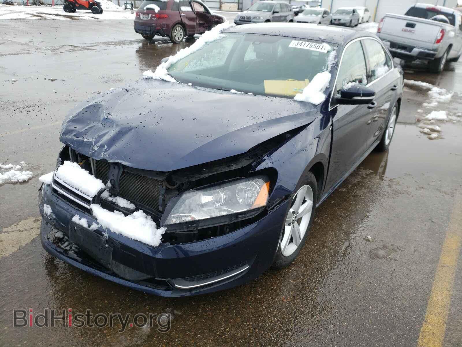 2014 VOLKSWAGEN PASSAT - VIN: 1VWAT7A3XEC036424 - Фото 2