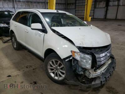 2009 Ford EDGE Edge SEL, белый — VIN 2FMDK48C19BA35560, Copart
