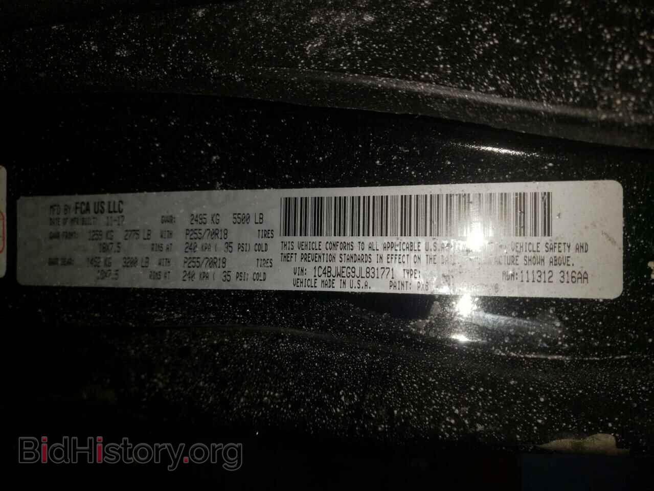 2018 JEEP WRANGLER - VIN: 1C4BJWEG9JL831771 - Фото 10