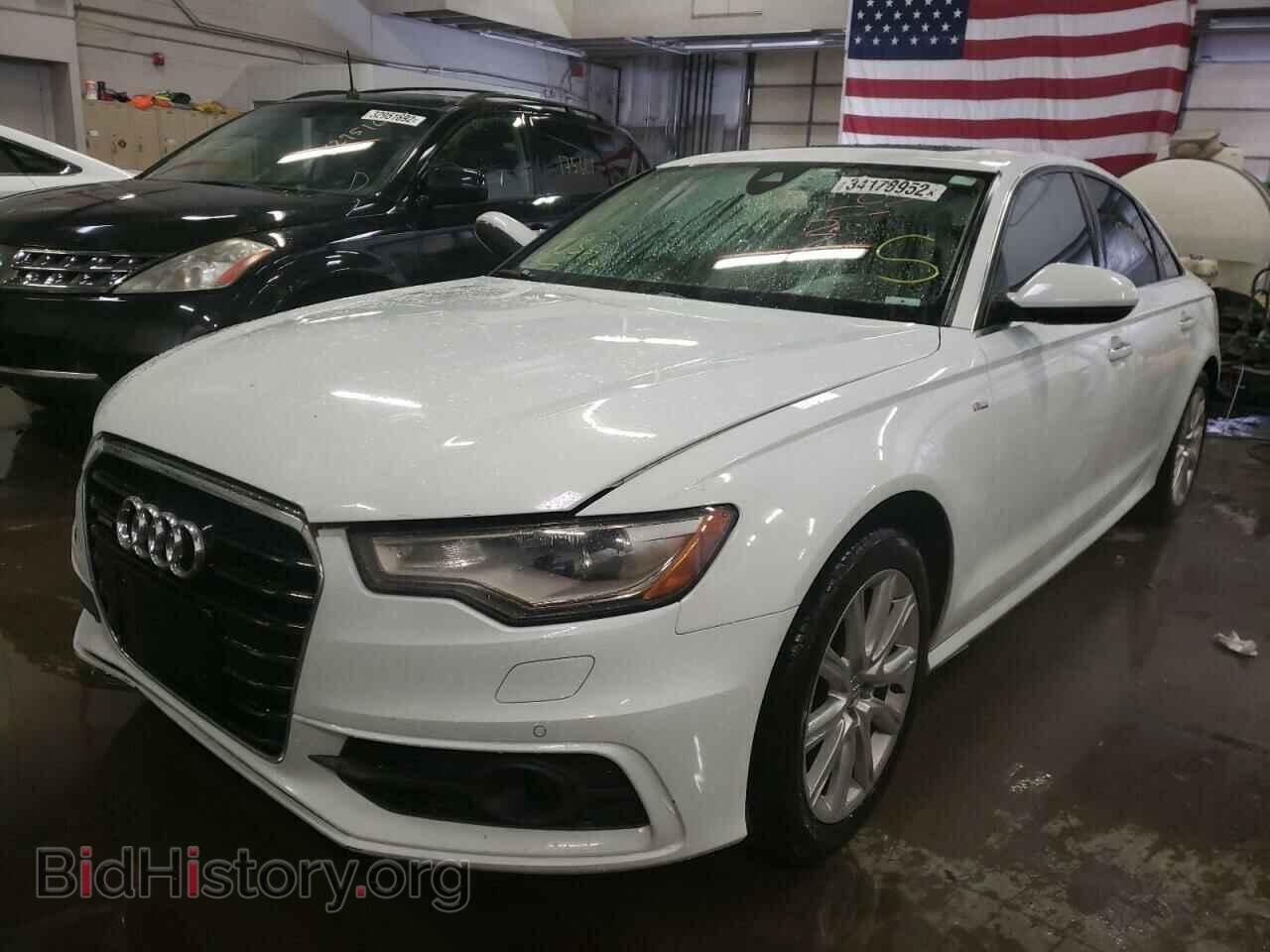 2014 AUDI A6 - VIN: WAUHMAFC4EN067836 - Фото 2