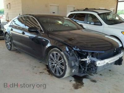 2012 Audi A7 A7 Prestig, черный — VIN WAU2GAFC3CN140608, Copart
