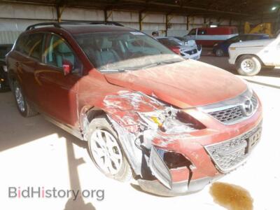 2012 Mazda CX-9, бордовый — VIN JM3TB3CA7C0353473, Copart