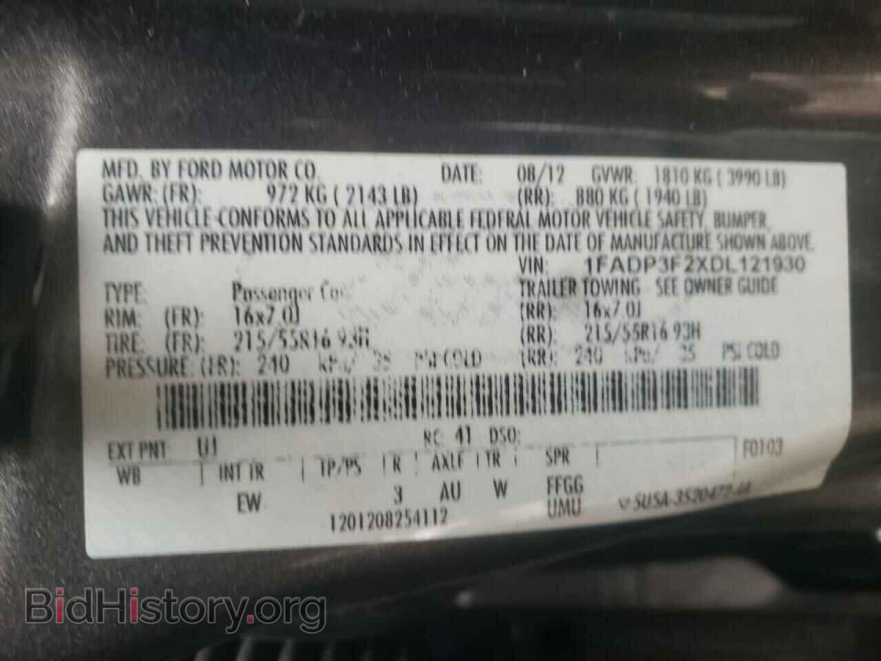 2013 FORD FOCUS - VIN: 1FADP3F2XDL121930 - Photo 10