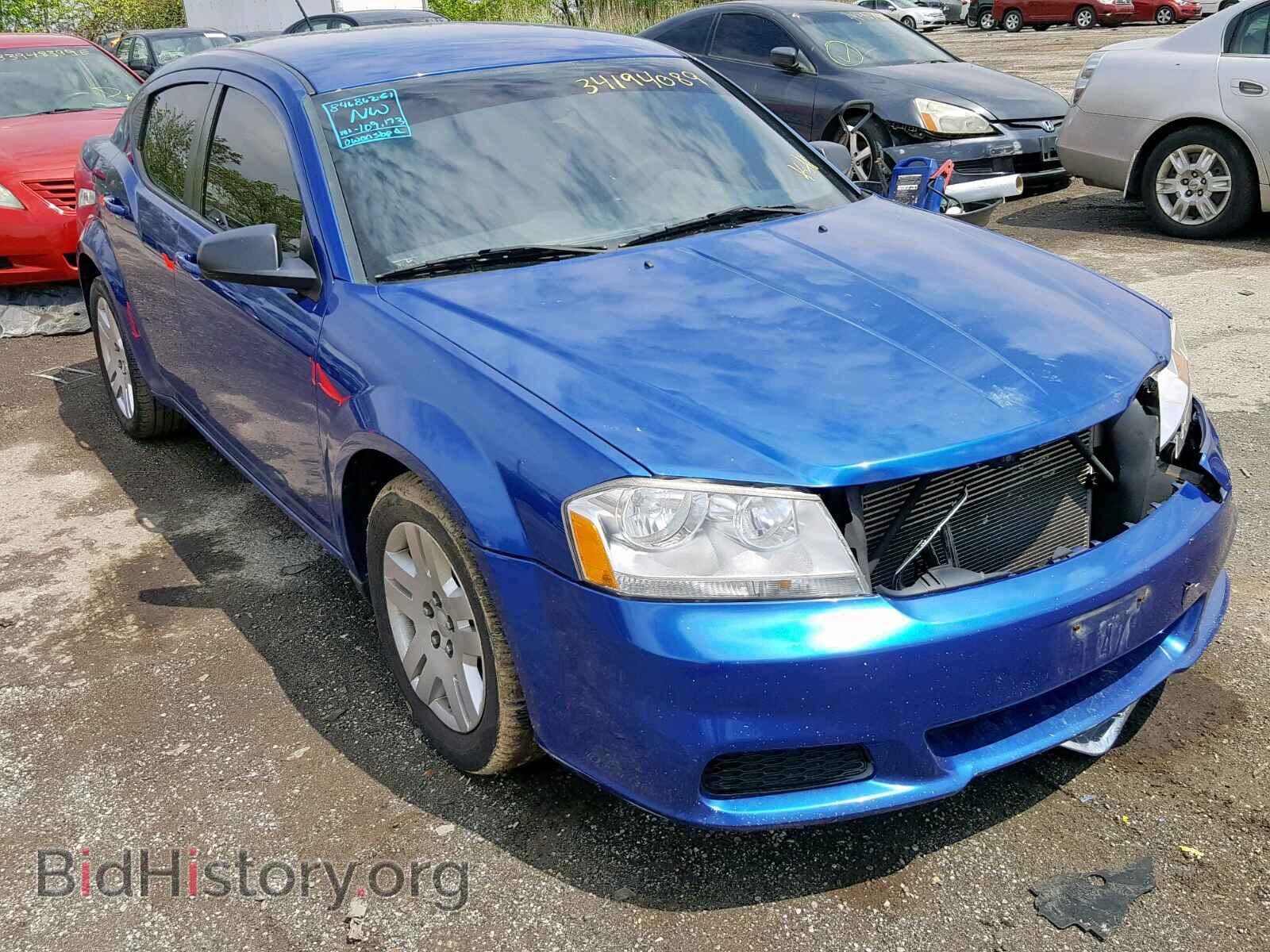 Photo 1C3CDZAB6CN294487 - DODGE AVENGER 2012