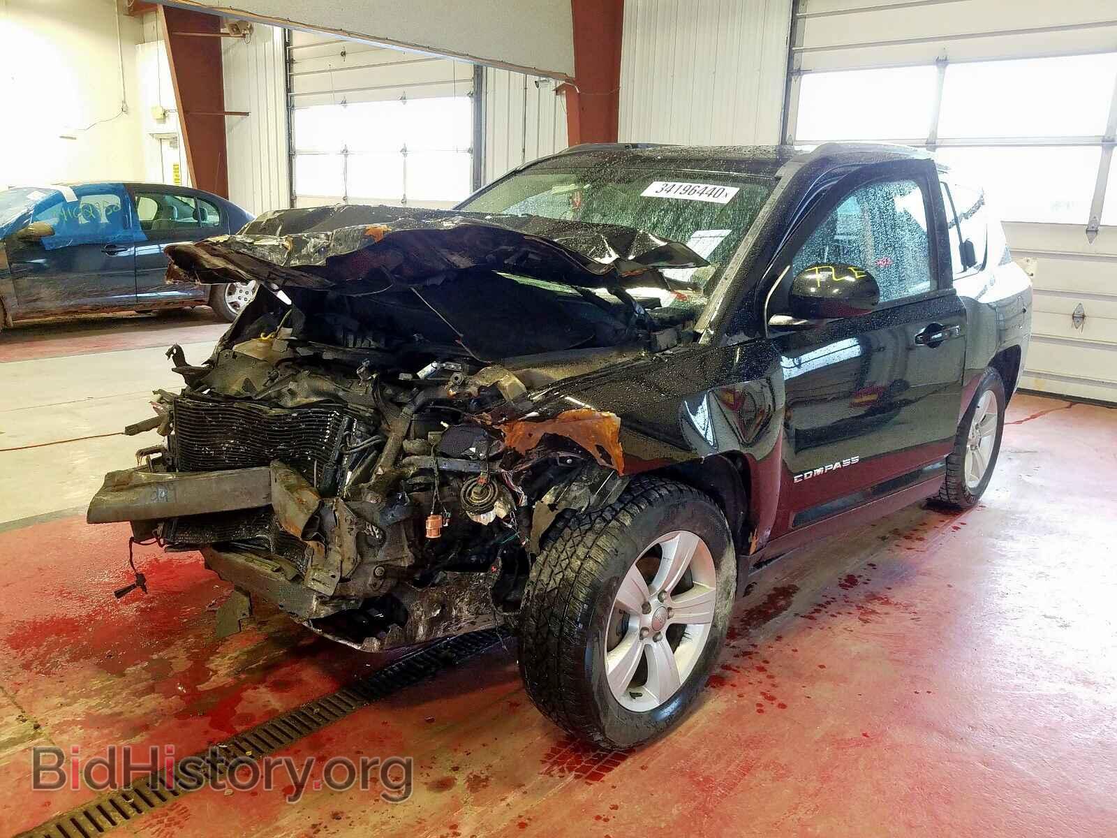 2015 JEEP COMPASS - VIN: 1C4NJDEB3FD370865 - Фото 2