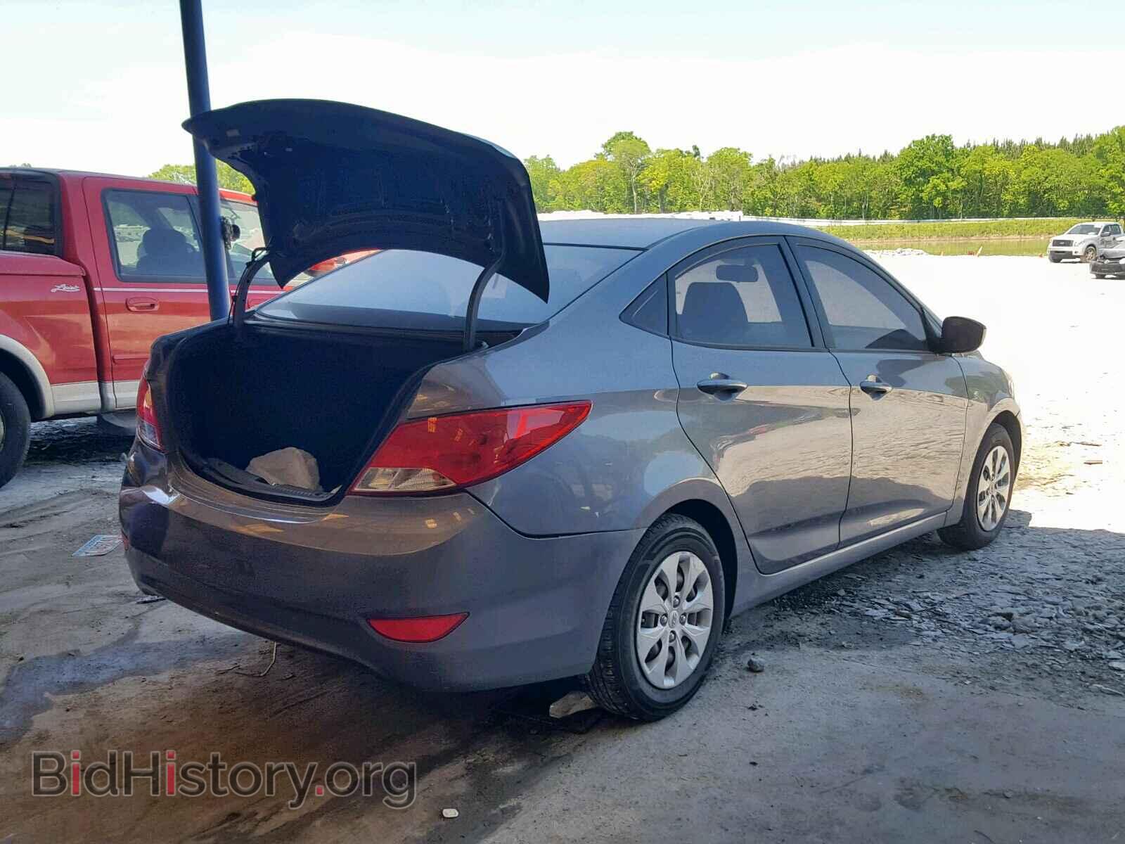 2016 HYUNDAI ACCENT - VIN: KMHCT4AE4GU007389 - Фото 4