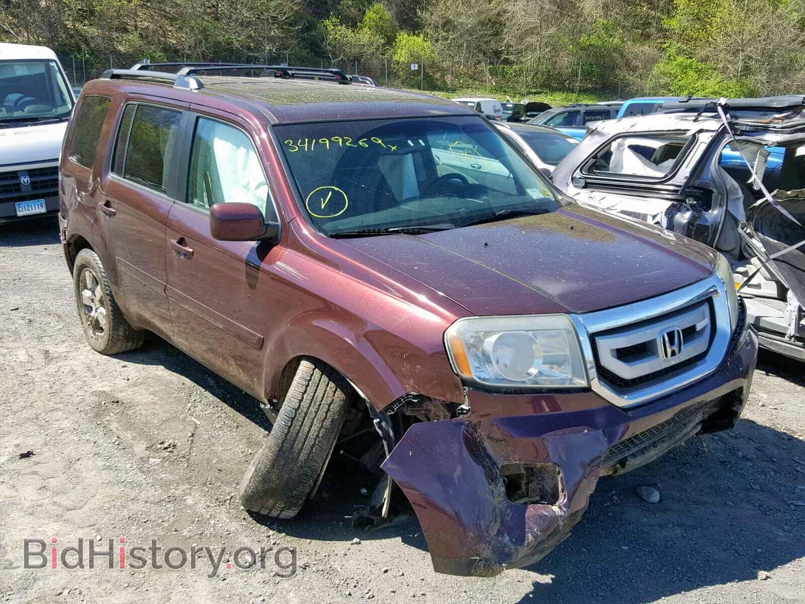 Photo 5FNYF4H59BB065345 - HONDA PILOT EXL 2011