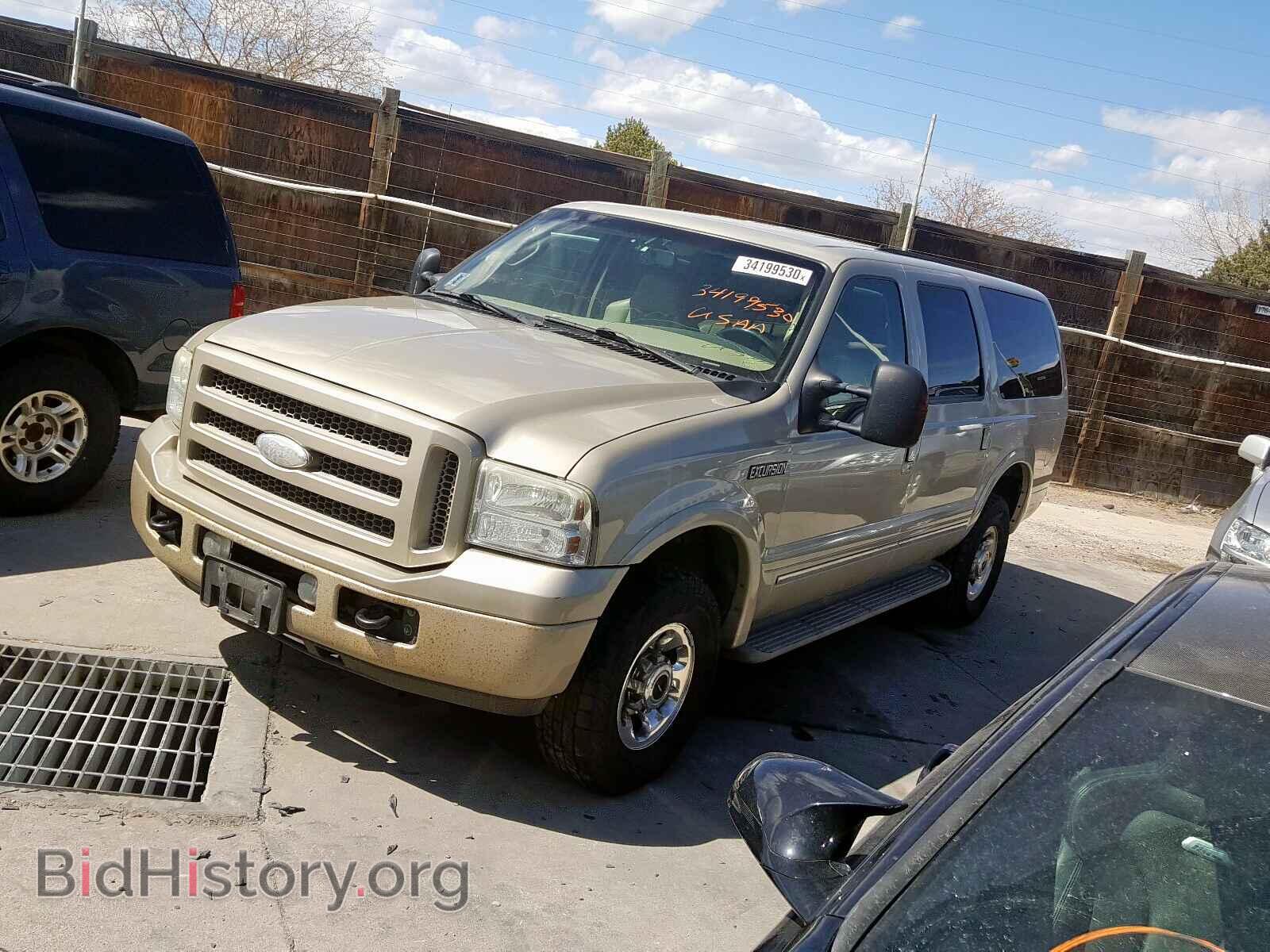 2005 FORD EXCURSION - VIN: 1FMSU43P95ED46227 - Фото 2