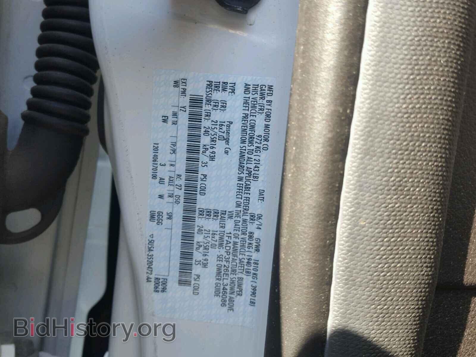 2014 FORD FOCUS - VIN: 1FADP3F26EL346086 - Photo 10