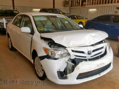 2012 Toyota COROLLA BA, белый — VIN 5YFBU4EEXCP043473, Copart