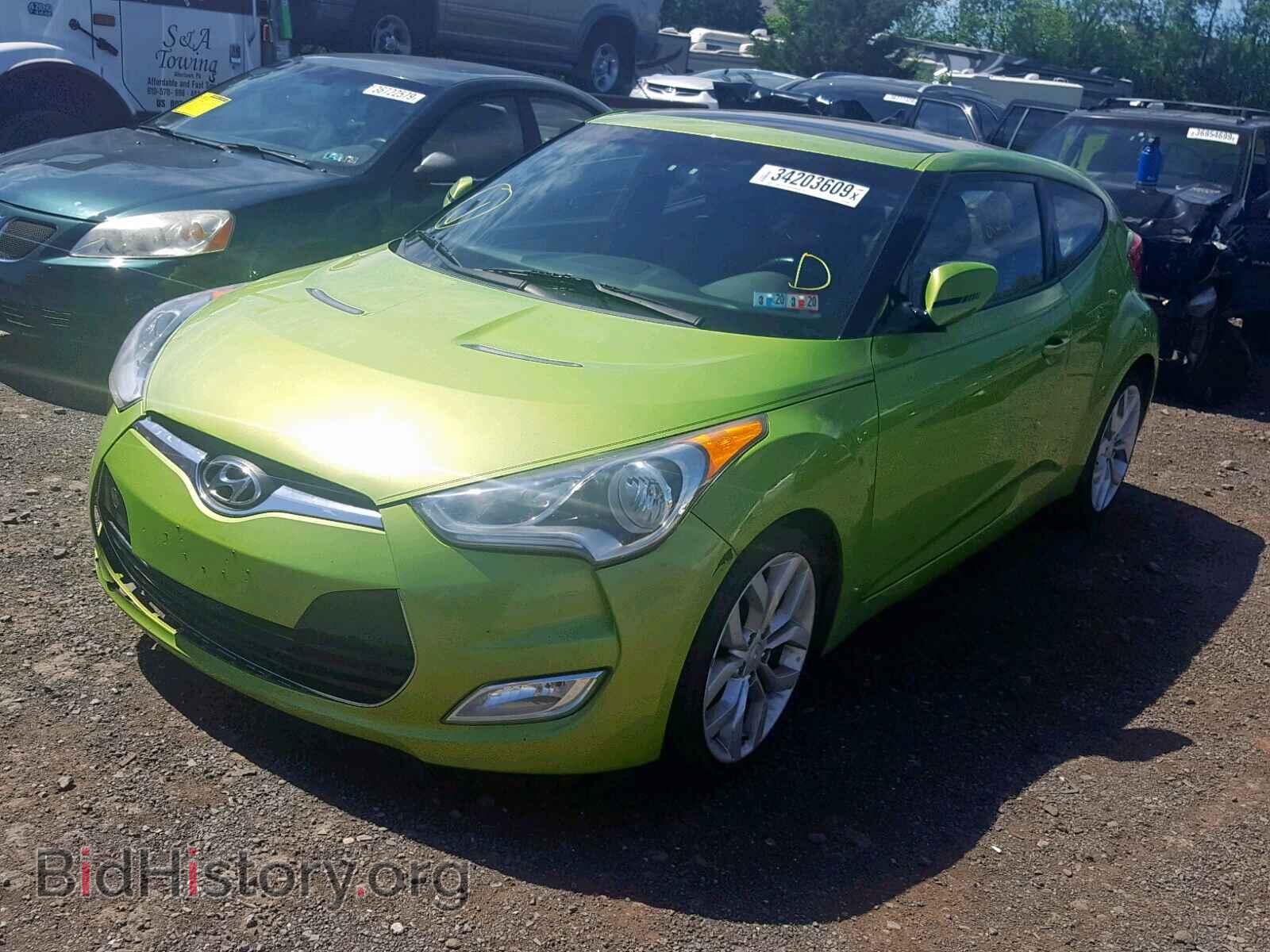 2012 HYUNDAI VELOSTER - VIN: KMHTC6AD9CU080786 - Фото 2