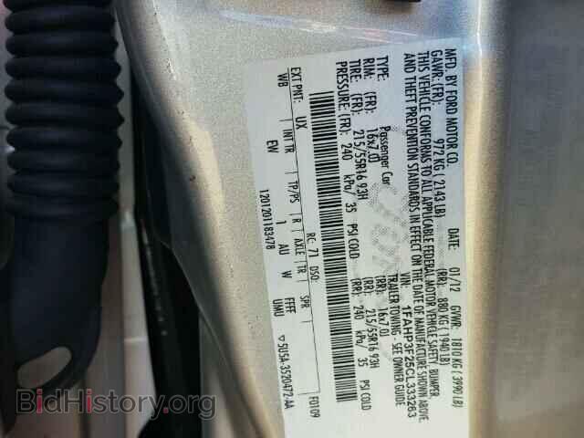 2012 FORD FOCUS - VIN: 1FAHP3F25CL333263 - Фото 10
