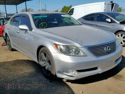 2007 Lexus LS460 LS 460l, silver — VIN JTHGL46F975005363, Copart