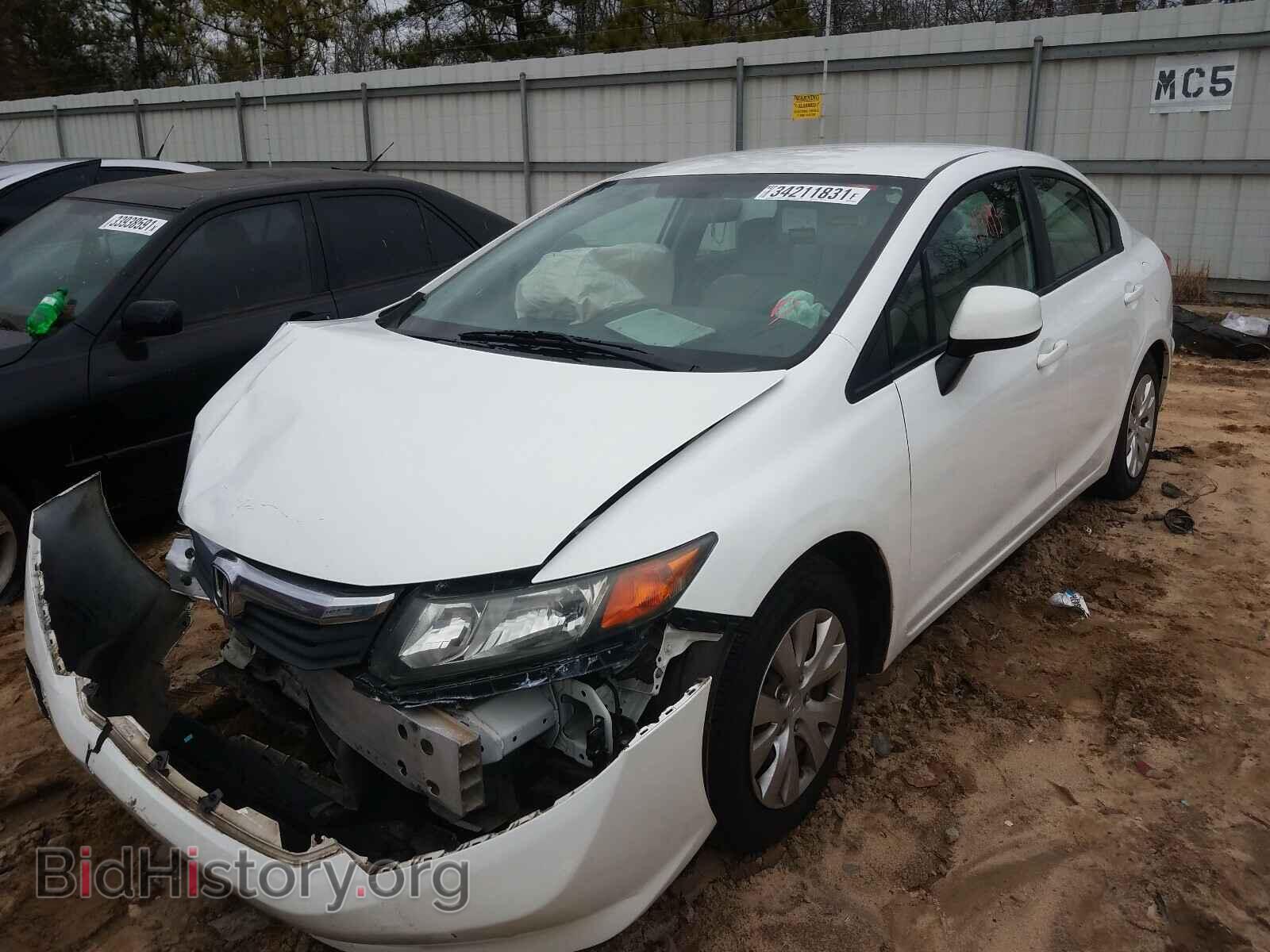 2012 HONDA CIVIC - VIN: 19XFB2F5XCE110276 - Фото 2