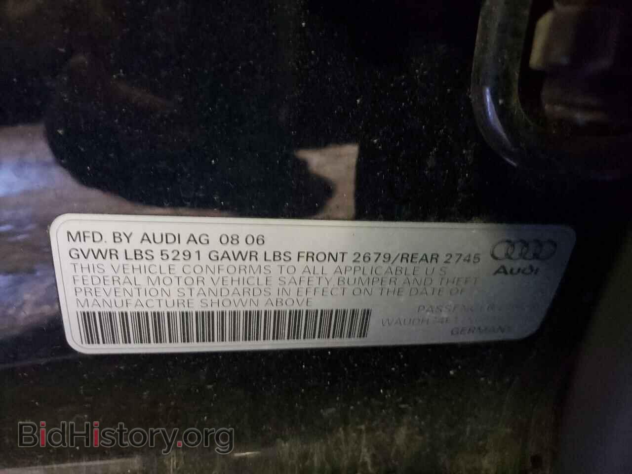 2007 AUDI A6 - VIN: WAUDH74F17N045668 - Photo 10