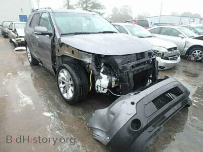 2013 Ford EXPLORER Explorer L, gray — VIN 1FM5K7F86DGC89593, Copart