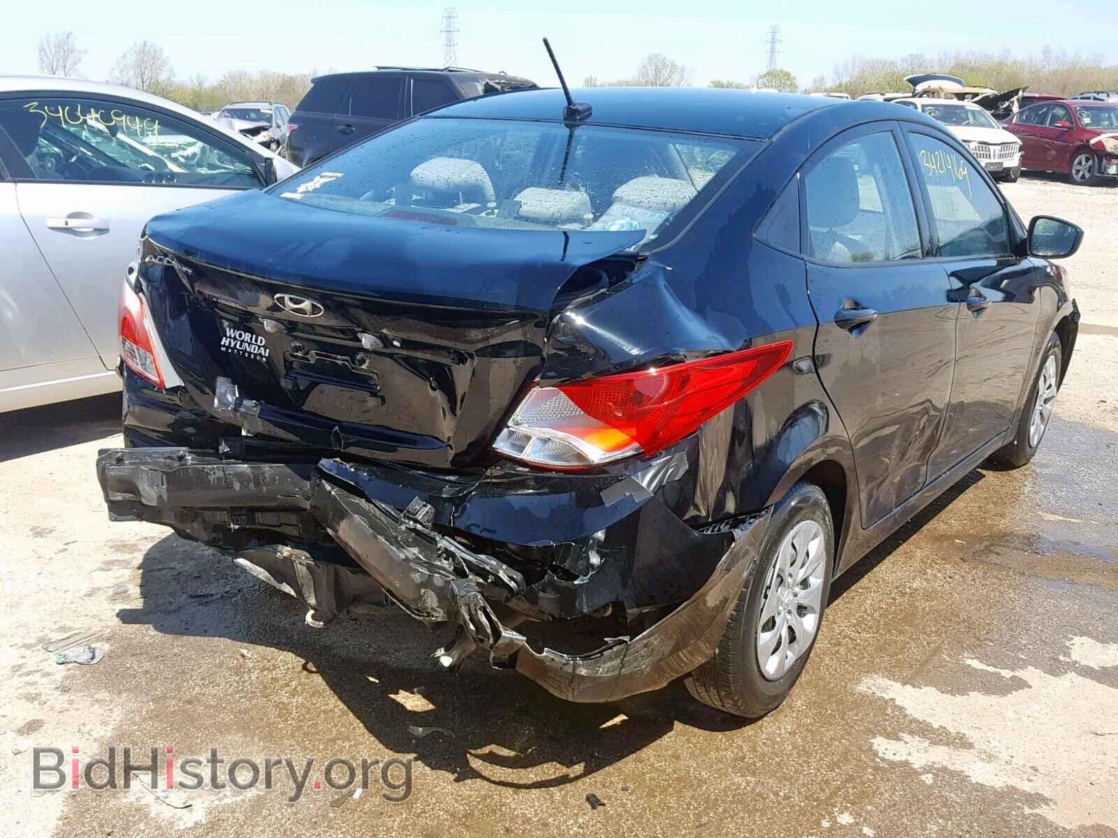 2017 HYUNDAI ACCENT - VIN: KMHCT4AE7HU354734 - Фото 4