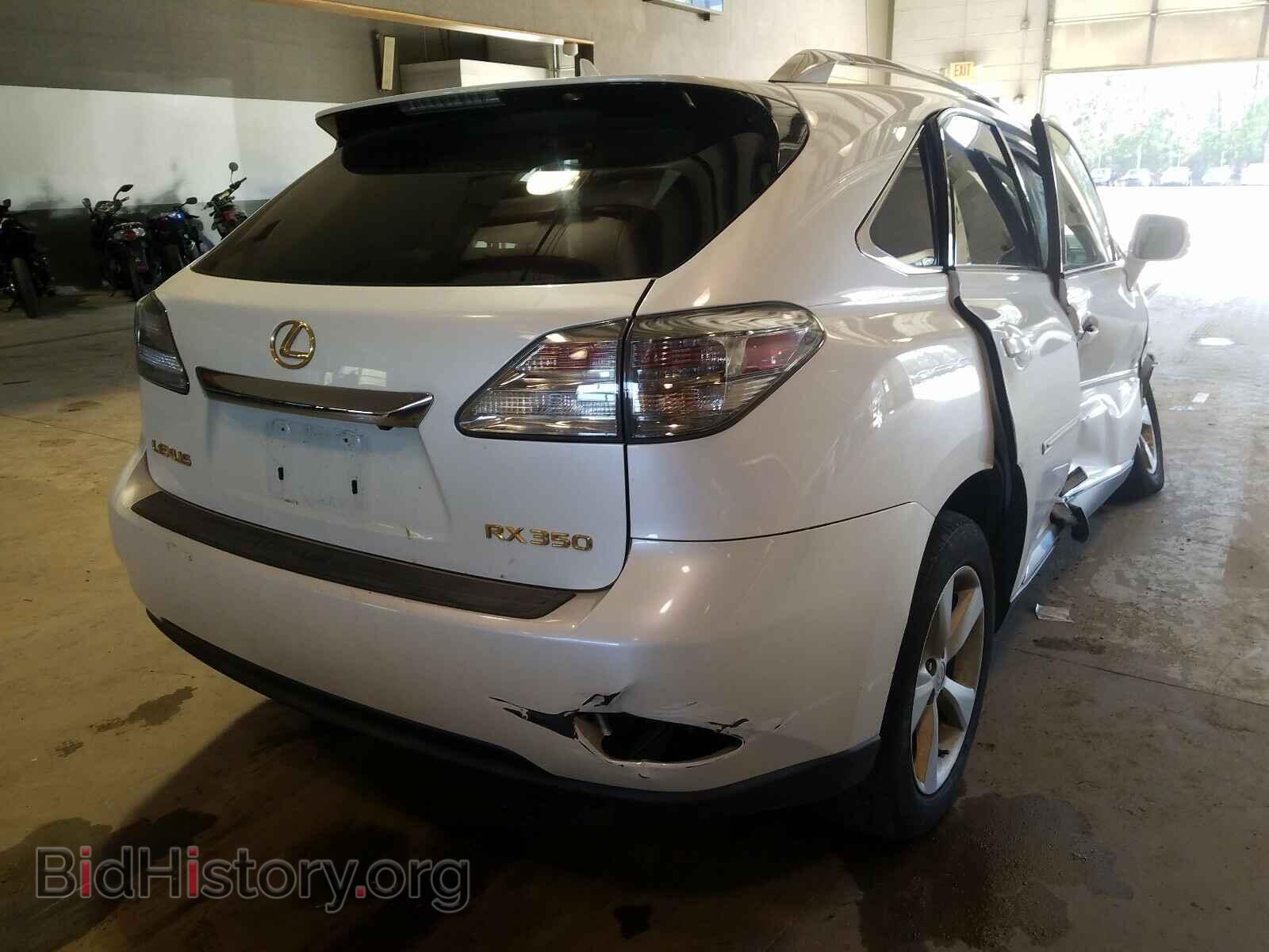 2011 LEXUS RX350 - VIN: 2T2BK1BA6BC093139 - Фото 4