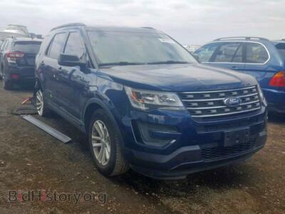 2016 Ford EXPLORER, синий — VIN 1FM5K7B81GGA76352, Copart
