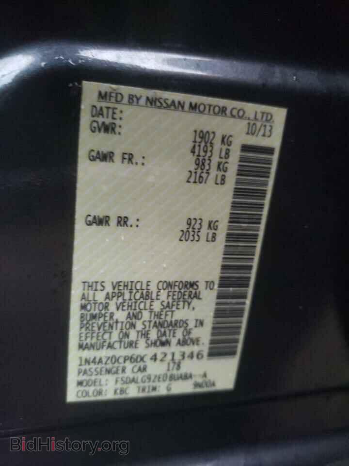 2013 NISSAN LEAF - VIN: 1N4AZ0CP6DC421346 - Фото 10