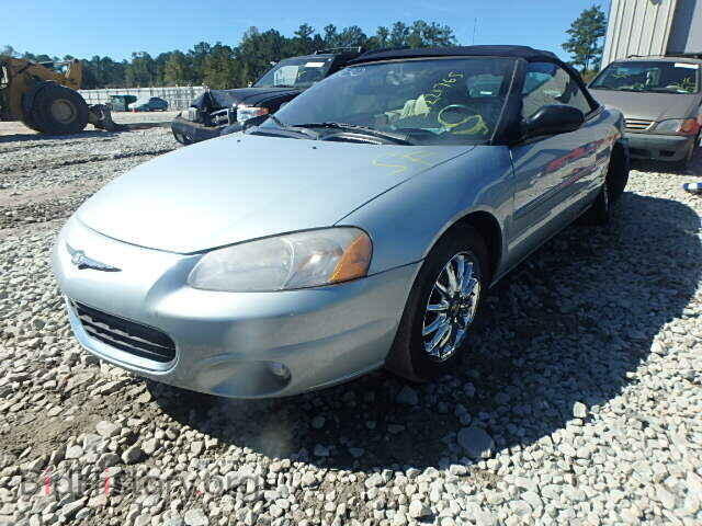 2002 CHRYSLER SEBRING - VIN: 1C3EL65RX2N293830 - Фото 2