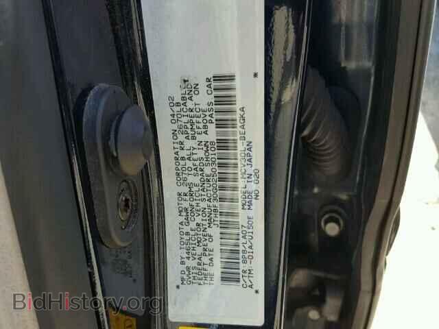 2002 LEXUS ES300 - VIN: JTHBF30G025030108 - Фото 10
