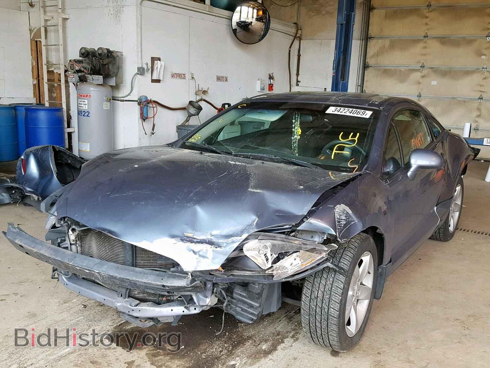 2007 MITSUBISHI ECLIPSE - VIN: 4A3AK34TX7E055828 - Фото 2